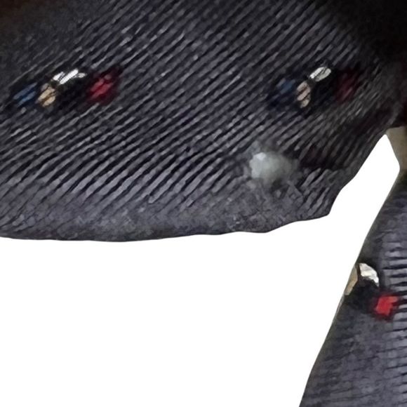 Christian Dior Steel Blue Geometric 3D Shapes Silk Tie - Picture 7 of 7